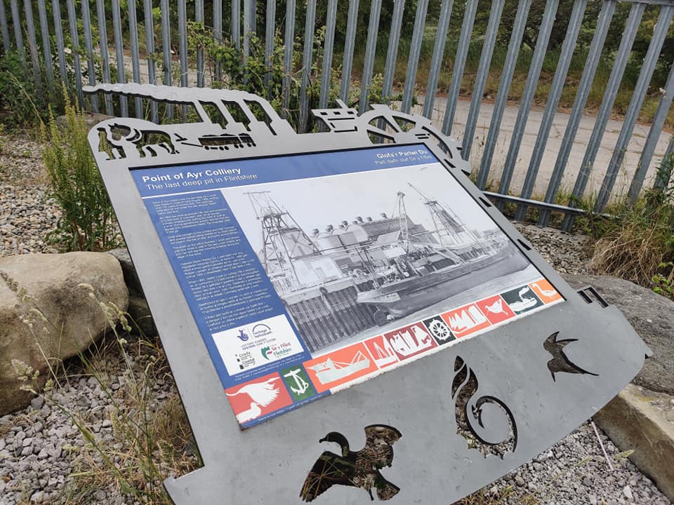 Checking out the cycle path to Point of Ayr